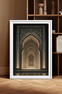 HOMEPACK Ahşap Çerçeveli Tablo Çerçeveli Poster Sanatsal Modern Duvar Dekoru TK-1181