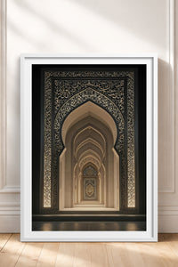 HOMEPACK Ahşap Çerçeveli Tablo Çerçeveli Poster Sanatsal Modern Duvar Dekoru TK-1181