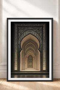 HOMEPACK Ahşap Çerçeveli Tablo Çerçeveli Poster Sanatsal Modern Duvar Dekoru TK-1181
