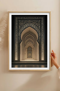 HOMEPACK Ahşap Çerçeveli Tablo Çerçeveli Poster Sanatsal Modern Duvar Dekoru TK-1181