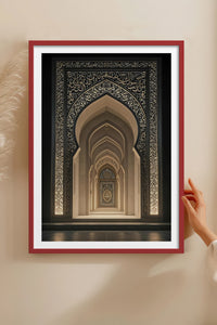 HOMEPACK Ahşap Çerçeveli Tablo Çerçeveli Poster Sanatsal Modern Duvar Dekoru TK-1181