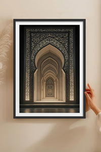 HOMEPACK Ahşap Çerçeveli Tablo Çerçeveli Poster Sanatsal Modern Duvar Dekoru TK-1181