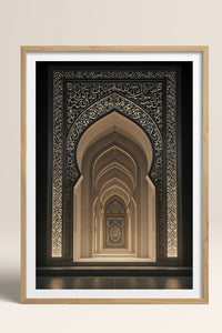 HOMEPACK Ahşap Çerçeveli Tablo Çerçeveli Poster Sanatsal Modern Duvar Dekoru TK-1181