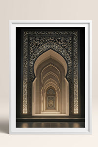 HOMEPACK Ahşap Çerçeveli Tablo Çerçeveli Poster Sanatsal Modern Duvar Dekoru TK-1181
