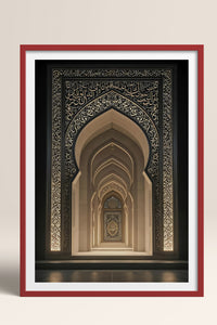 HOMEPACK Ahşap Çerçeveli Tablo Çerçeveli Poster Sanatsal Modern Duvar Dekoru TK-1181
