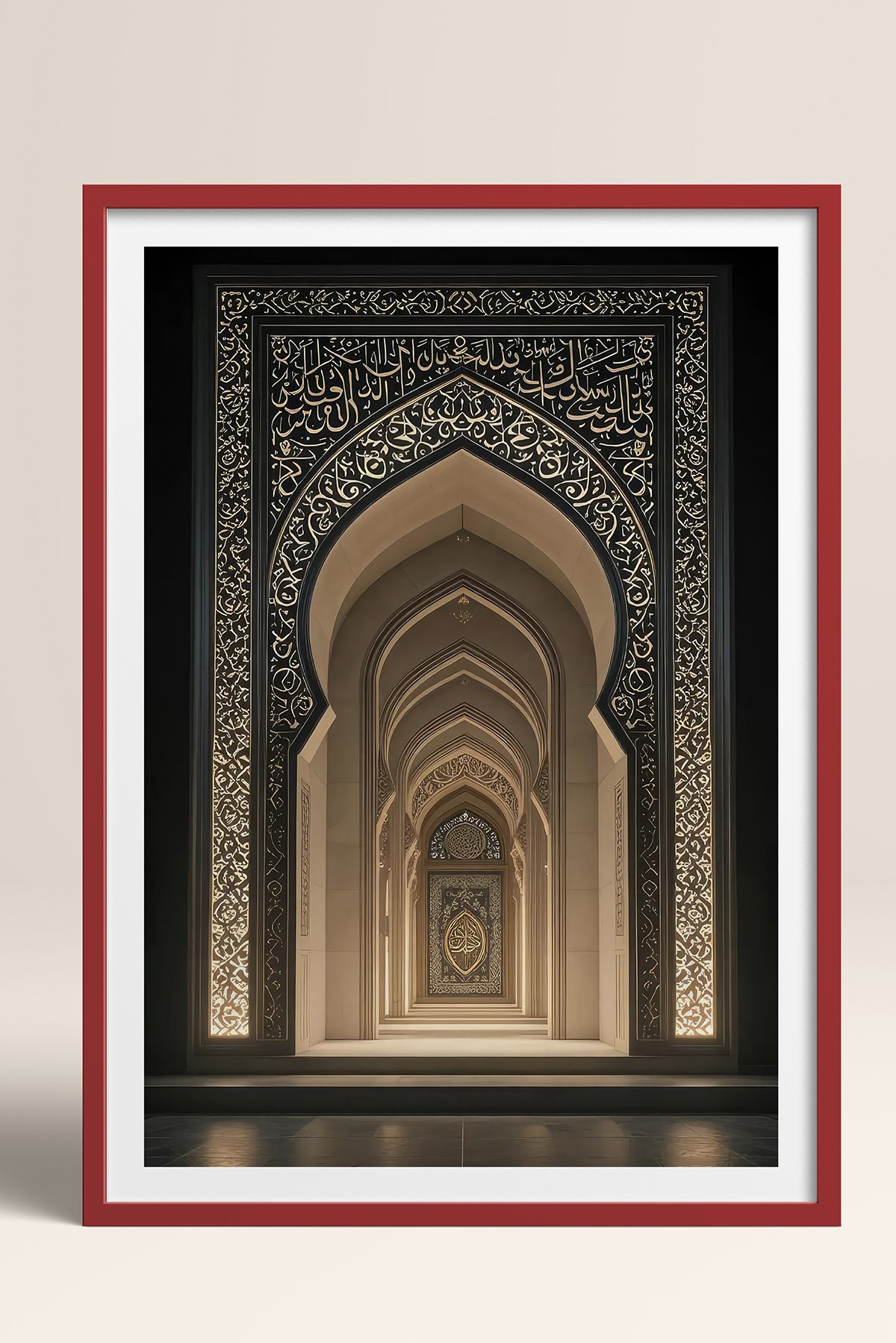 HOMEPACK Ahşap Çerçeveli Tablo Çerçeveli Poster Sanatsal Modern Duvar Dekoru TK-1181