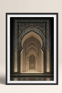 HOMEPACK Ahşap Çerçeveli Tablo Çerçeveli Poster Sanatsal Modern Duvar Dekoru TK-1181