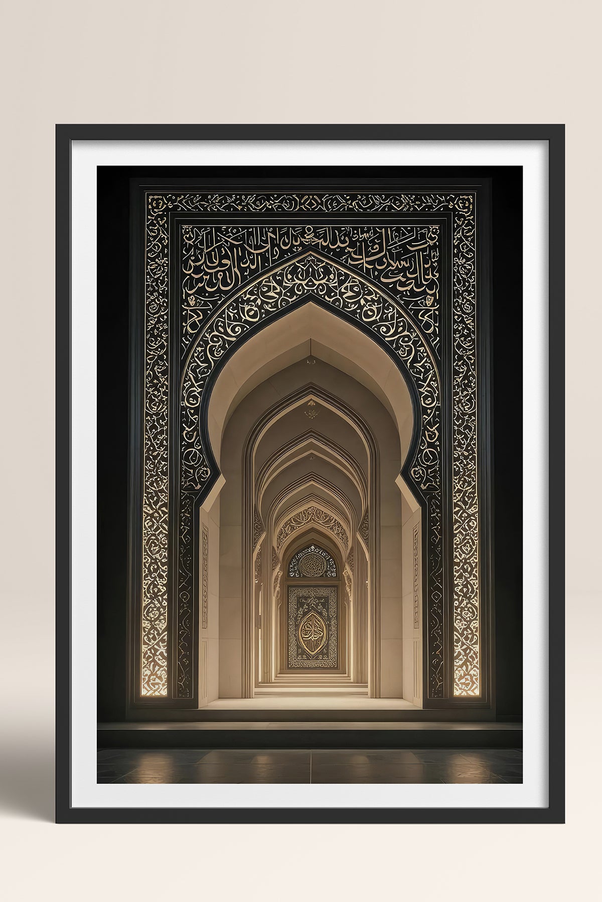 HOMEPACK Ahşap Çerçeveli Tablo Çerçeveli Poster Sanatsal Modern Duvar Dekoru TK-1181