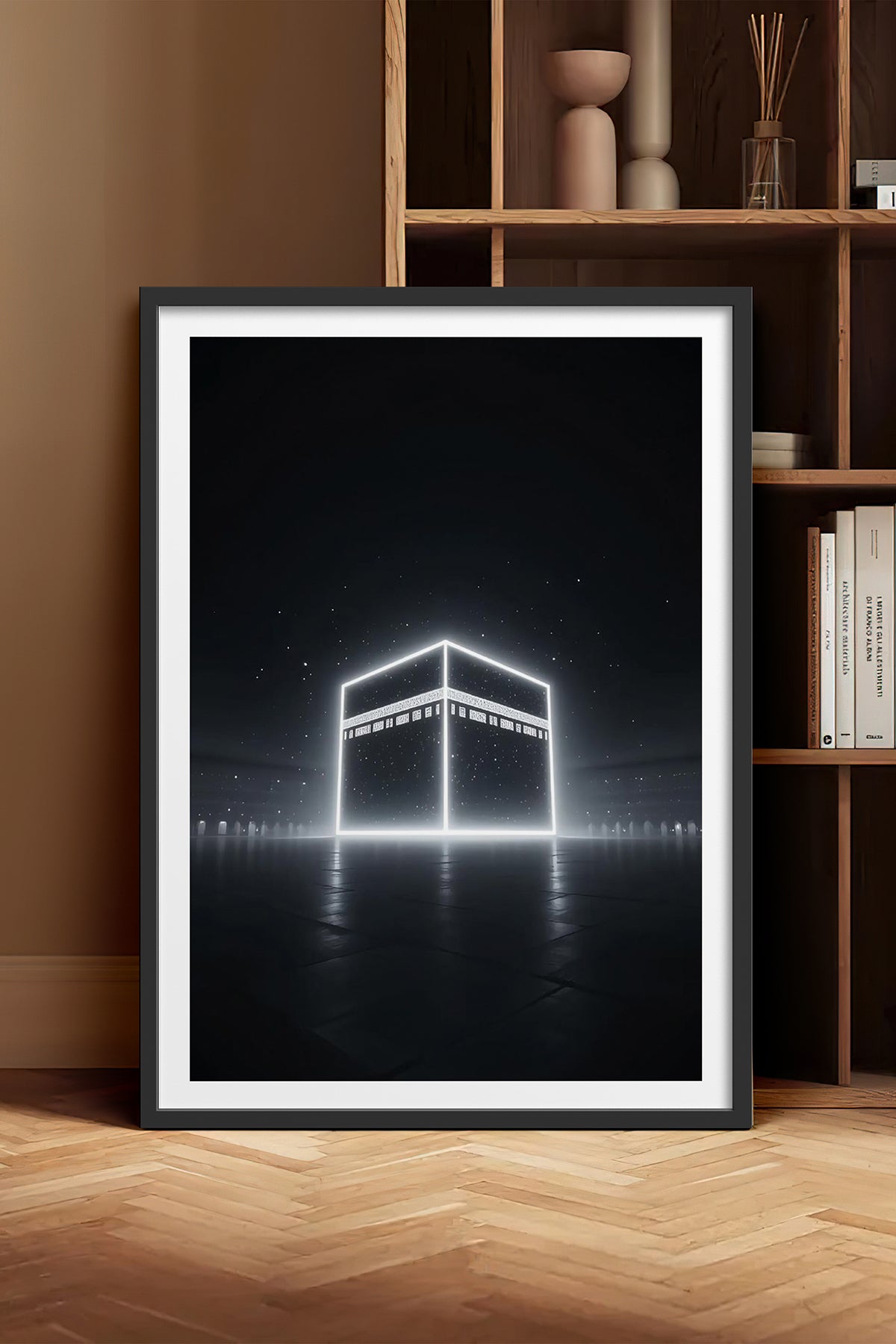 HOMEPACK Ahşap Çerçeveli Tablo Çerçeveli Poster Sanatsal Modern Duvar Dekoru TK-1182
