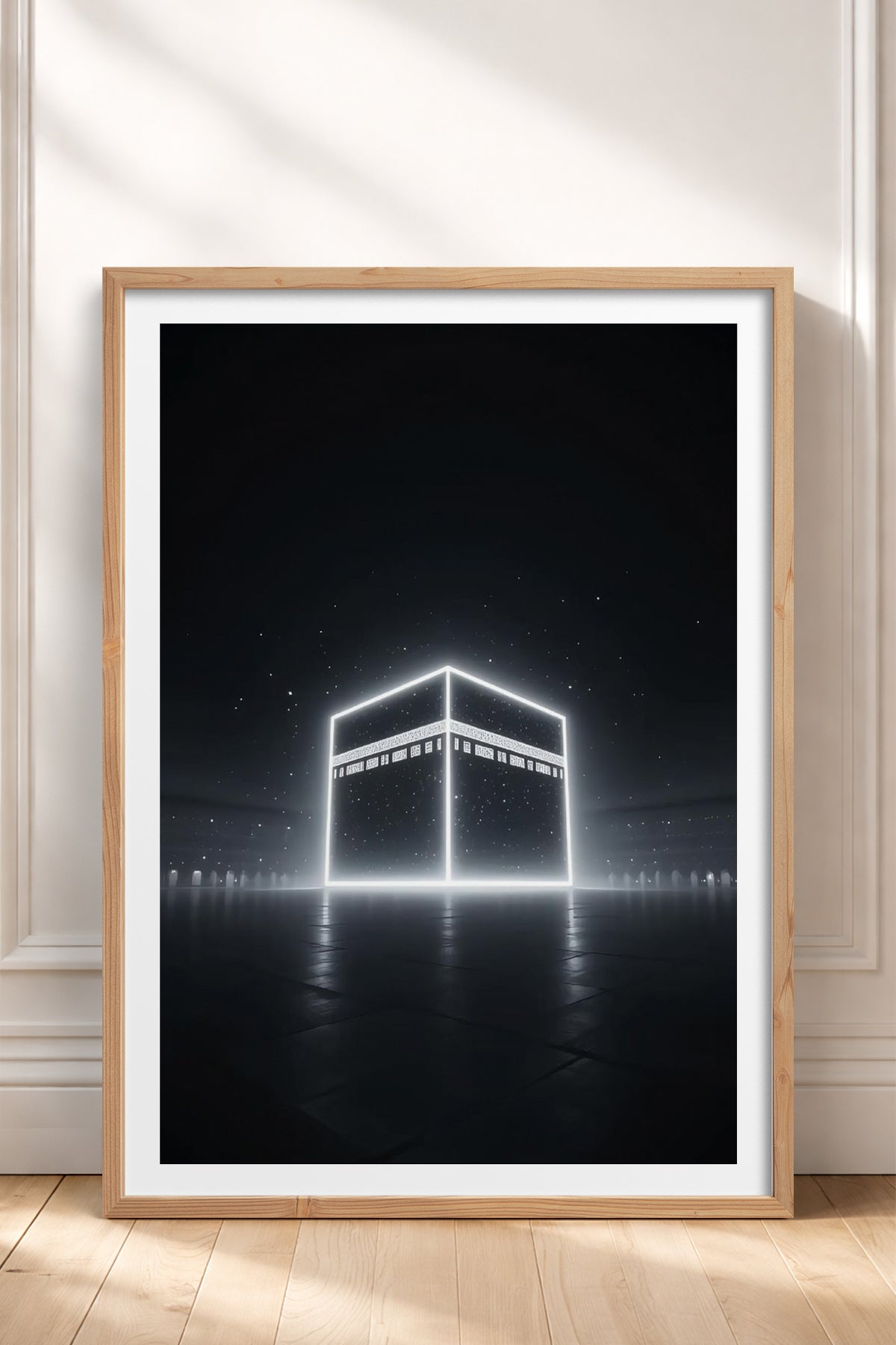 HOMEPACK Ahşap Çerçeveli Tablo Çerçeveli Poster Sanatsal Modern Duvar Dekoru TK-1182
