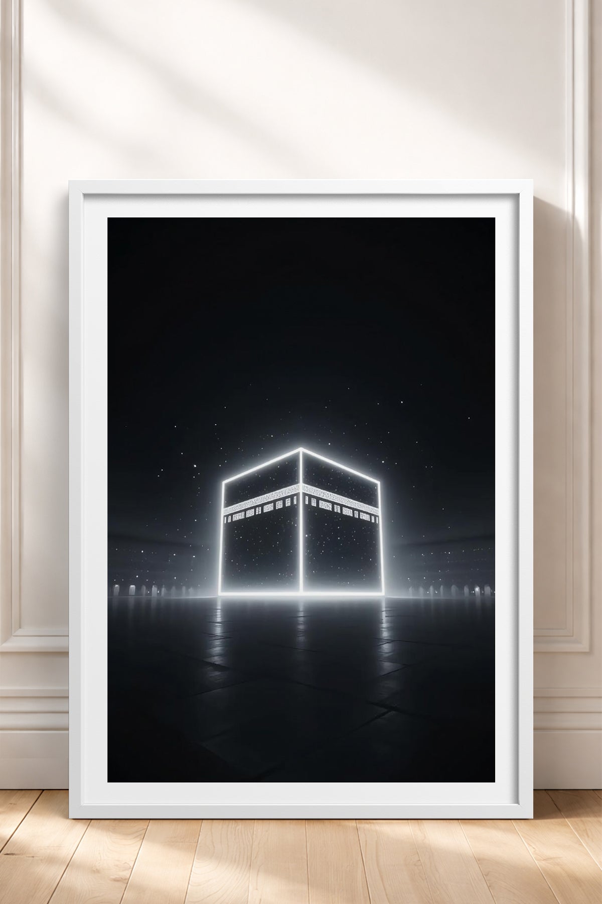 HOMEPACK Ahşap Çerçeveli Tablo Çerçeveli Poster Sanatsal Modern Duvar Dekoru TK-1182
