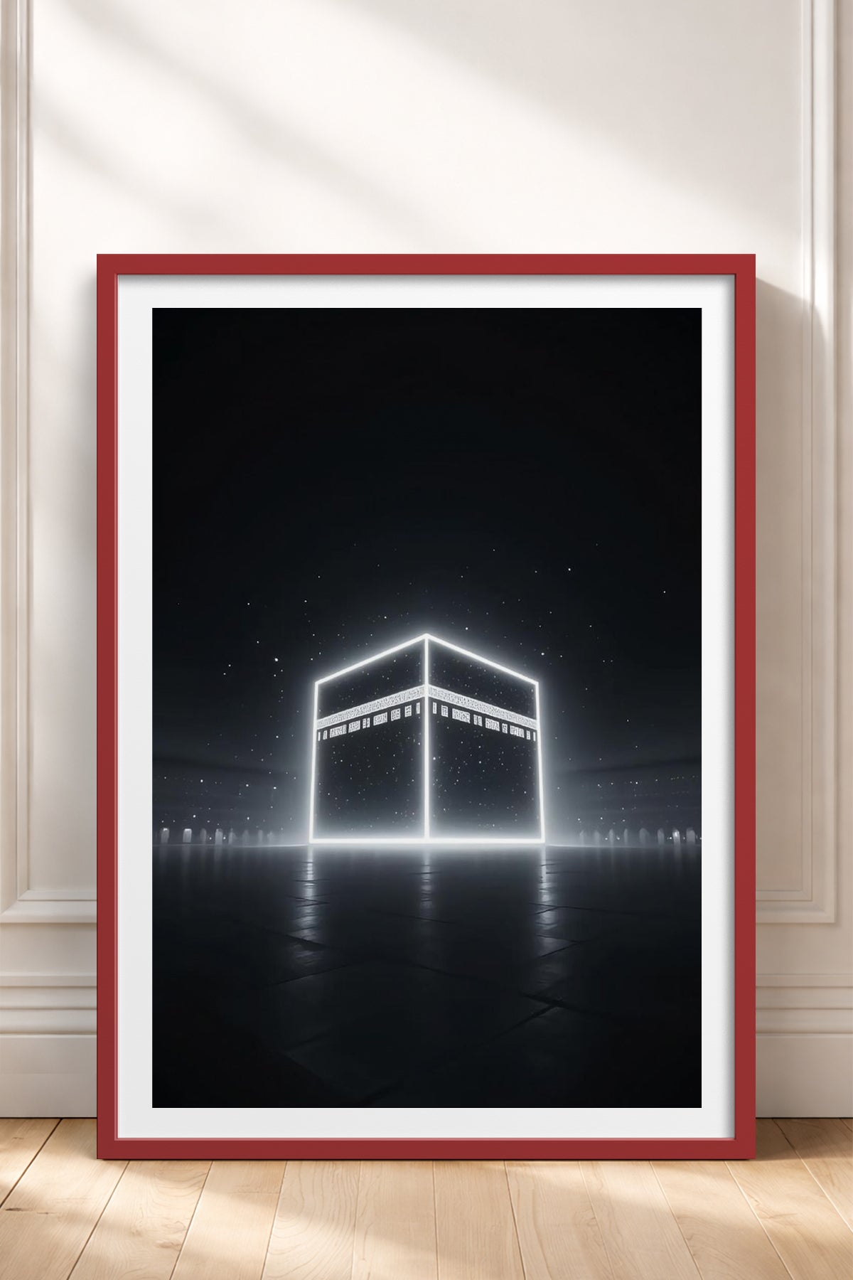 HOMEPACK Ahşap Çerçeveli Tablo Çerçeveli Poster Sanatsal Modern Duvar Dekoru TK-1182
