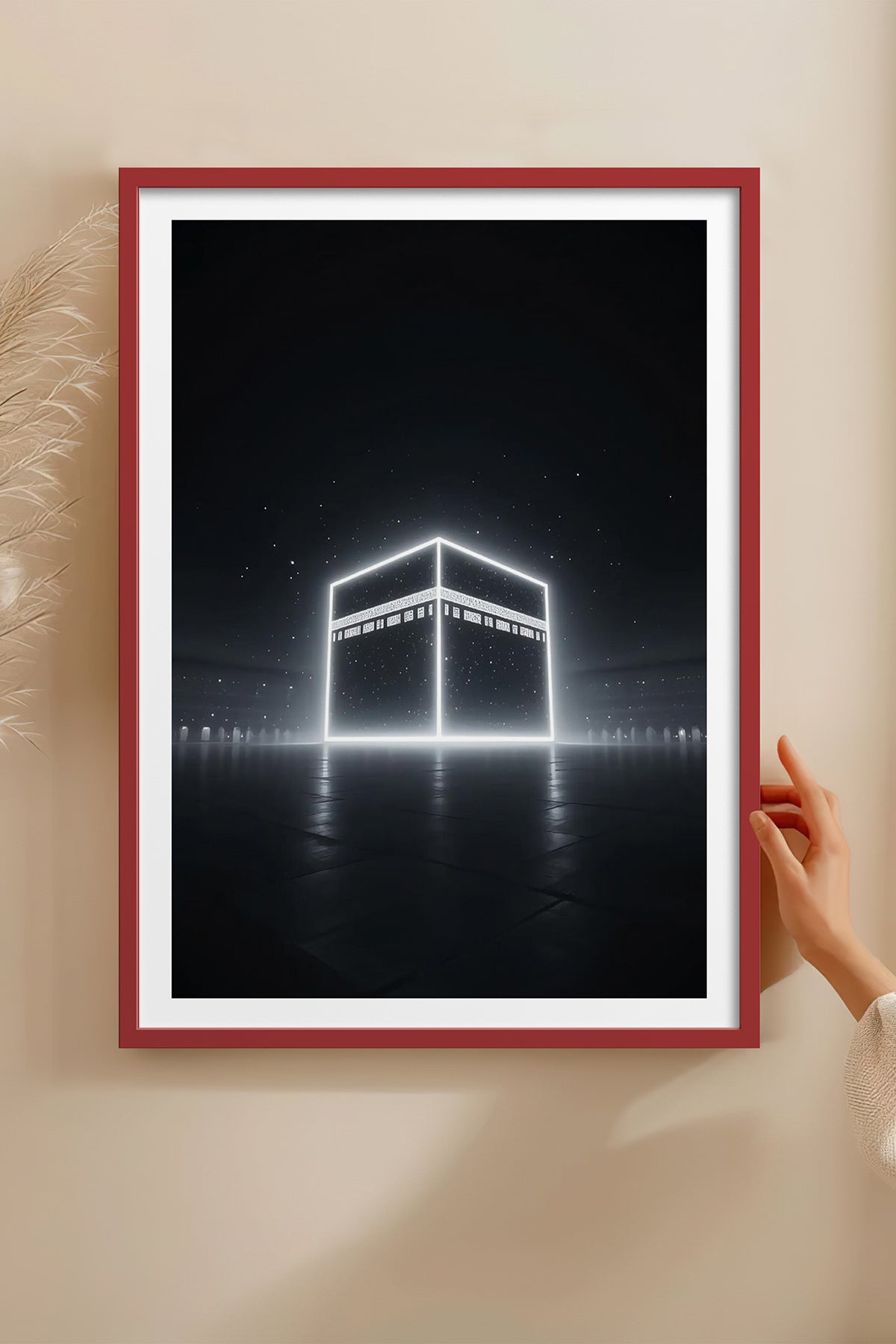 HOMEPACK Ahşap Çerçeveli Tablo Çerçeveli Poster Sanatsal Modern Duvar Dekoru TK-1182
