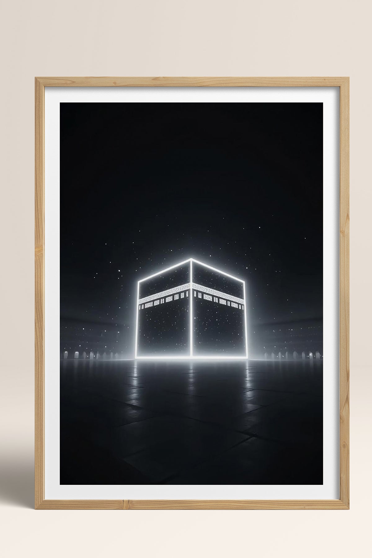 HOMEPACK Ahşap Çerçeveli Tablo Çerçeveli Poster Sanatsal Modern Duvar Dekoru TK-1182