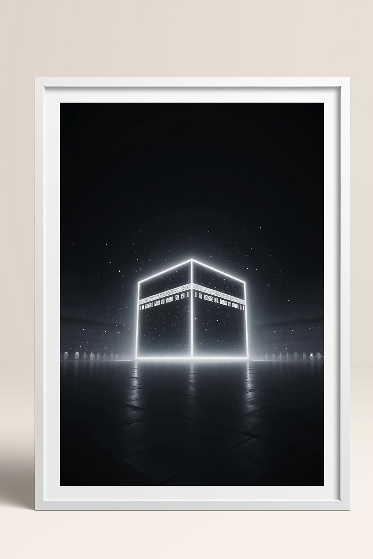 HOMEPACK Ahşap Çerçeveli Tablo Çerçeveli Poster Sanatsal Modern Duvar Dekoru TK-1182