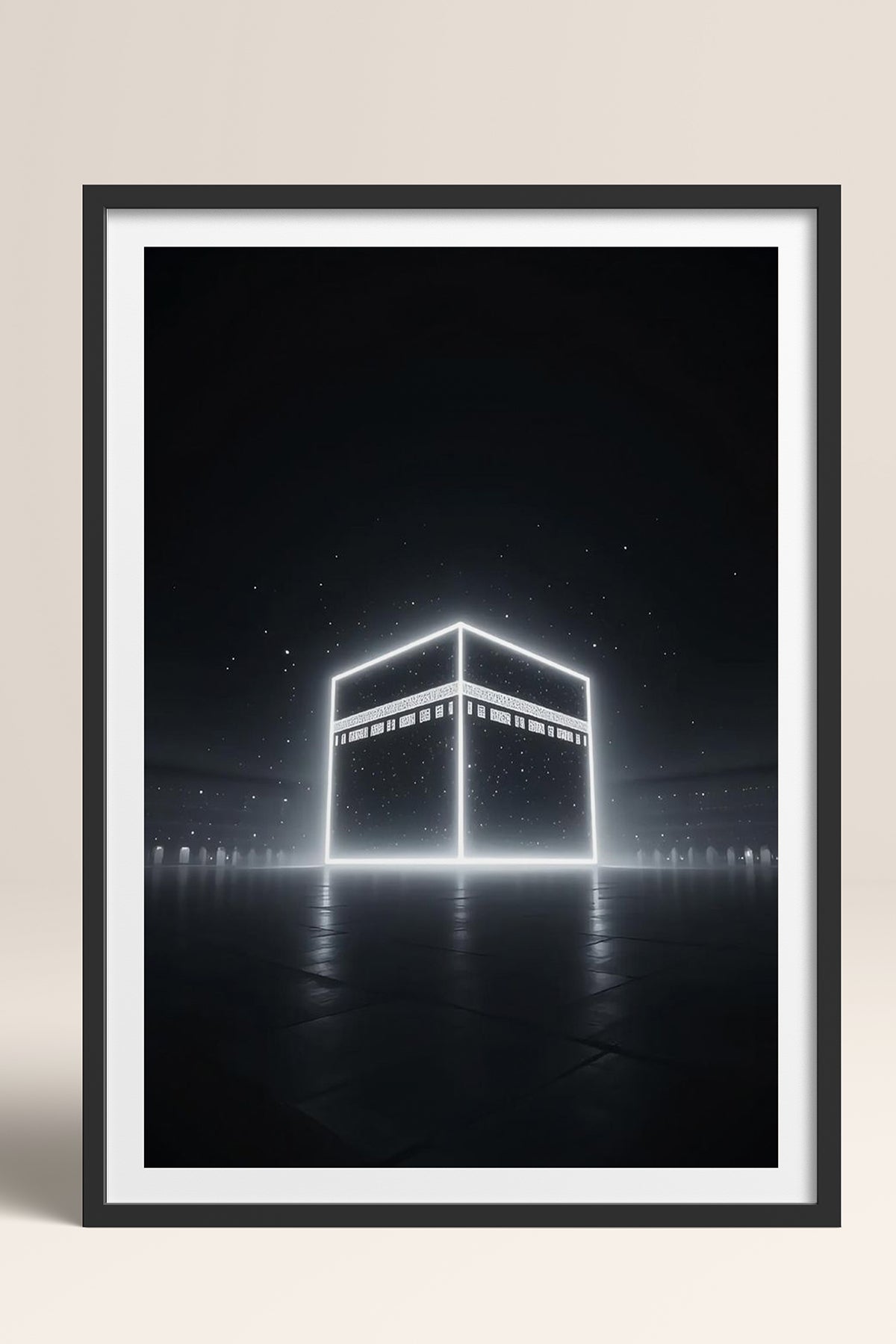 HOMEPACK Ahşap Çerçeveli Tablo Çerçeveli Poster Sanatsal Modern Duvar Dekoru TK-1182