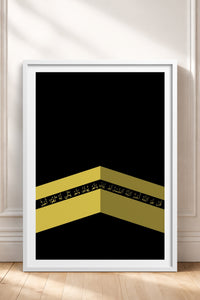 HOMEPACK Ahşap Çerçeveli Tablo Çerçeveli Poster Sanatsal Modern Duvar Dekoru TK-1183