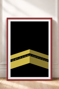 HOMEPACK Ahşap Çerçeveli Tablo Çerçeveli Poster Sanatsal Modern Duvar Dekoru TK-1183