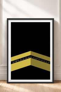 HOMEPACK Ahşap Çerçeveli Tablo Çerçeveli Poster Sanatsal Modern Duvar Dekoru TK-1183