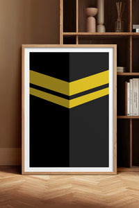 HOMEPACK Ahşap Çerçeveli Tablo Çerçeveli Poster Sanatsal Modern Duvar Dekoru TK-1184