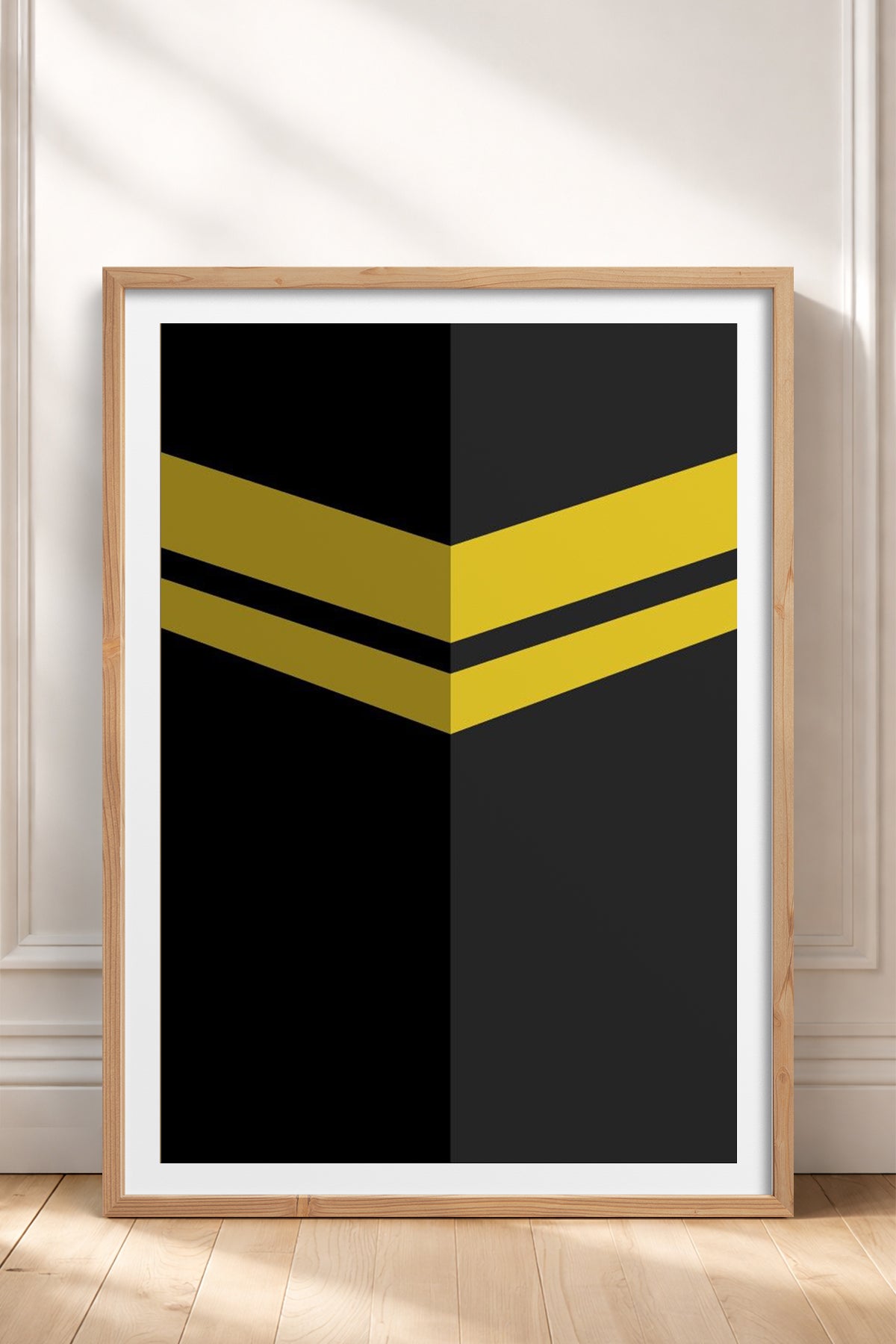 HOMEPACK Ahşap Çerçeveli Tablo Çerçeveli Poster Sanatsal Modern Duvar Dekoru TK-1184