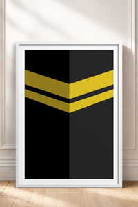 HOMEPACK Ahşap Çerçeveli Tablo Çerçeveli Poster Sanatsal Modern Duvar Dekoru TK-1184