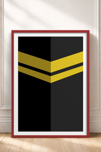 HOMEPACK Ahşap Çerçeveli Tablo Çerçeveli Poster Sanatsal Modern Duvar Dekoru TK-1184
