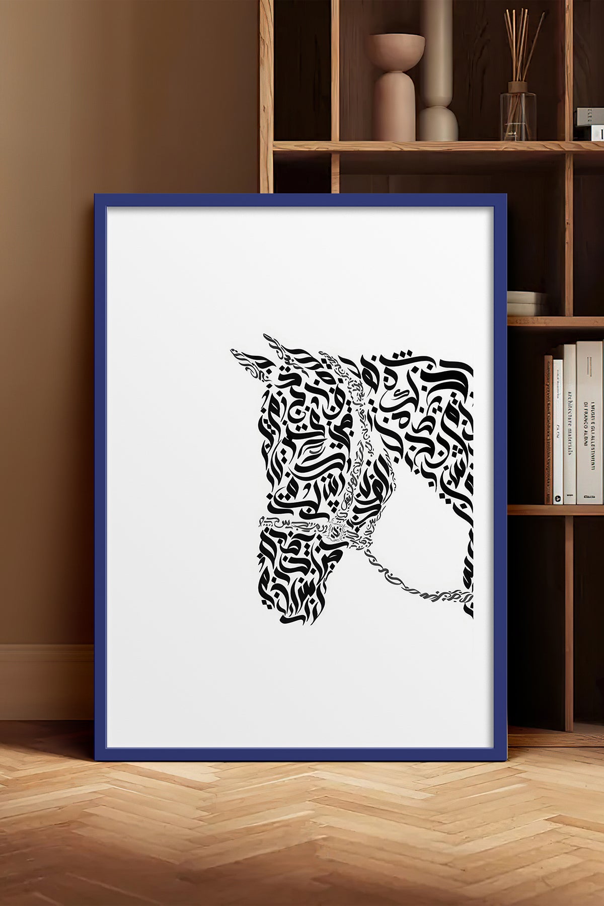 HOMEPACK Ahşap Çerçeveli Tablo Çerçeveli Poster Sanatsal Modern Duvar Dekoru TK-1197