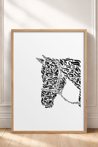 HOMEPACK Ahşap Çerçeveli Tablo Çerçeveli Poster Sanatsal Modern Duvar Dekoru TK-1197