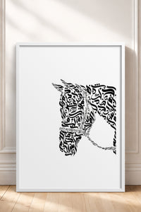 HOMEPACK Ahşap Çerçeveli Tablo Çerçeveli Poster Sanatsal Modern Duvar Dekoru TK-1197