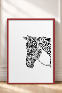 HOMEPACK Ahşap Çerçeveli Tablo Çerçeveli Poster Sanatsal Modern Duvar Dekoru TK-1197