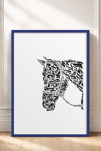 HOMEPACK Ahşap Çerçeveli Tablo Çerçeveli Poster Sanatsal Modern Duvar Dekoru TK-1197