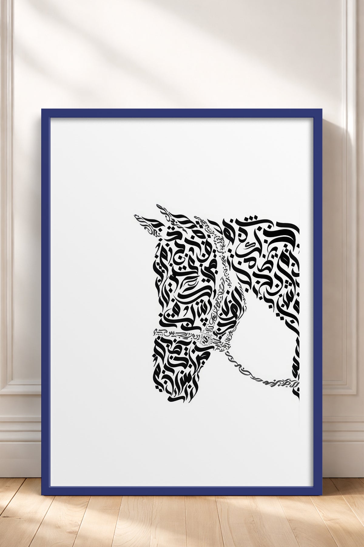 HOMEPACK Ahşap Çerçeveli Tablo Çerçeveli Poster Sanatsal Modern Duvar Dekoru TK-1197