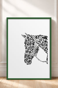 HOMEPACK Ahşap Çerçeveli Tablo Çerçeveli Poster Sanatsal Modern Duvar Dekoru TK-1197