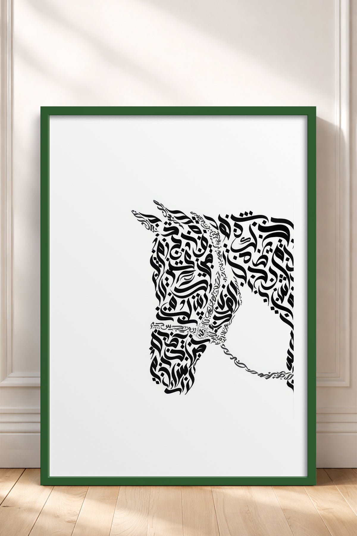 HOMEPACK Ahşap Çerçeveli Tablo Çerçeveli Poster Sanatsal Modern Duvar Dekoru TK-1197