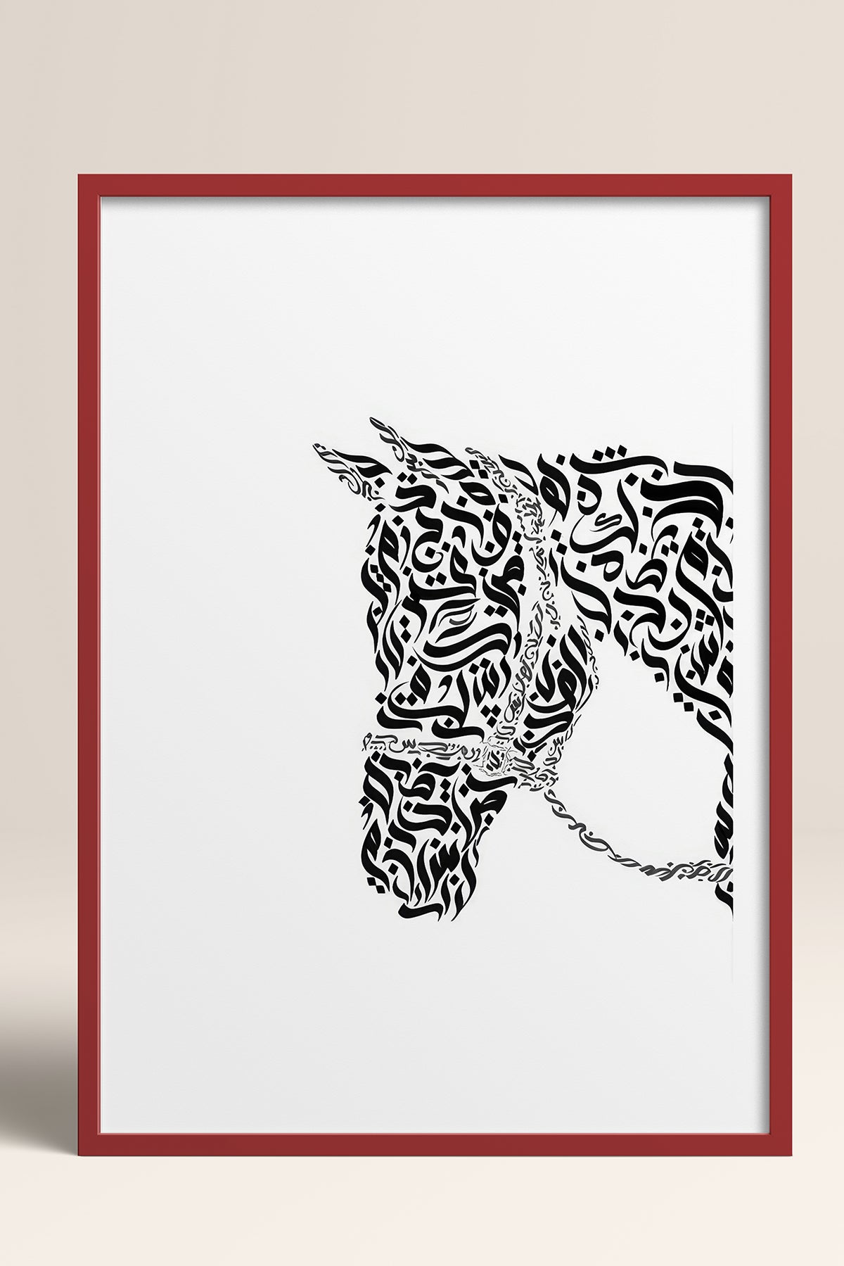 HOMEPACK Ahşap Çerçeveli Tablo Çerçeveli Poster Sanatsal Modern Duvar Dekoru TK-1197