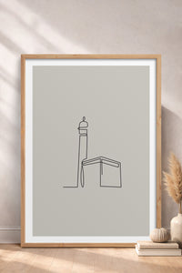 HOMEPACK Ahşap Çerçeveli Tablo Çerçeveli Poster Sanatsal Modern Duvar Dekoru TK-1204