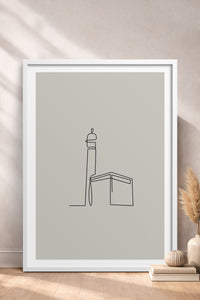 HOMEPACK Ahşap Çerçeveli Tablo Çerçeveli Poster Sanatsal Modern Duvar Dekoru TK-1204
