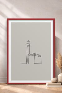 HOMEPACK Ahşap Çerçeveli Tablo Çerçeveli Poster Sanatsal Modern Duvar Dekoru TK-1204