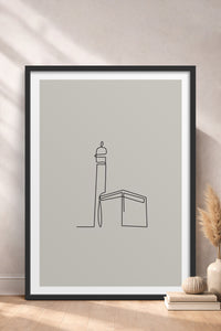 HOMEPACK Ahşap Çerçeveli Tablo Çerçeveli Poster Sanatsal Modern Duvar Dekoru TK-1204