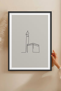 HOMEPACK Ahşap Çerçeveli Tablo Çerçeveli Poster Sanatsal Modern Duvar Dekoru TK-1204