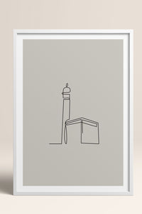 HOMEPACK Ahşap Çerçeveli Tablo Çerçeveli Poster Sanatsal Modern Duvar Dekoru TK-1204