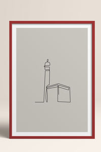 HOMEPACK Ahşap Çerçeveli Tablo Çerçeveli Poster Sanatsal Modern Duvar Dekoru TK-1204