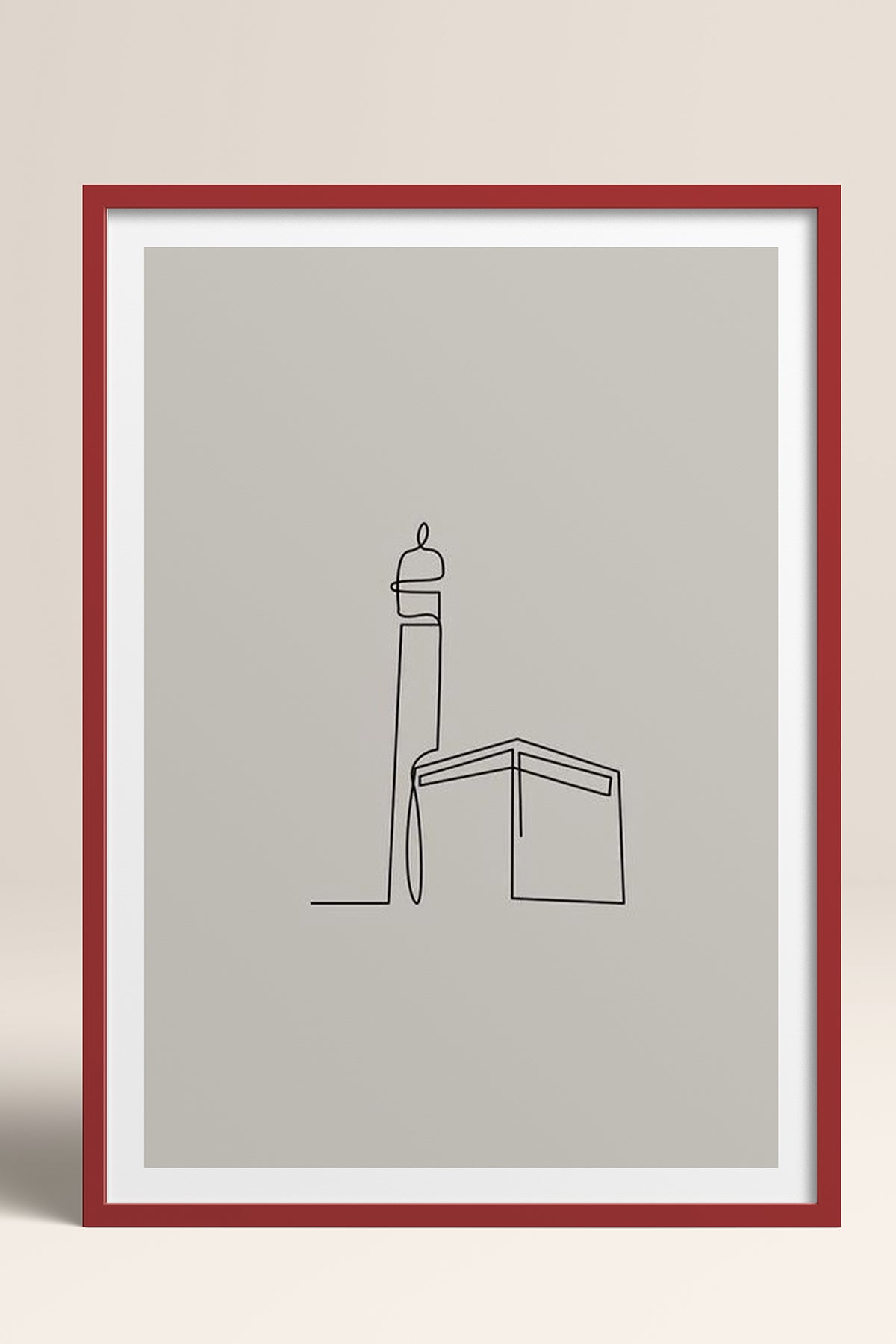 HOMEPACK Ahşap Çerçeveli Tablo Çerçeveli Poster Sanatsal Modern Duvar Dekoru TK-1204