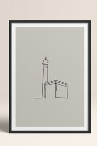 HOMEPACK Ahşap Çerçeveli Tablo Çerçeveli Poster Sanatsal Modern Duvar Dekoru TK-1204