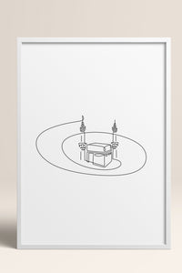 HOMEPACK Ahşap Çerçeveli Tablo Çerçeveli Poster Sanatsal Modern Duvar Dekoru TK-1205