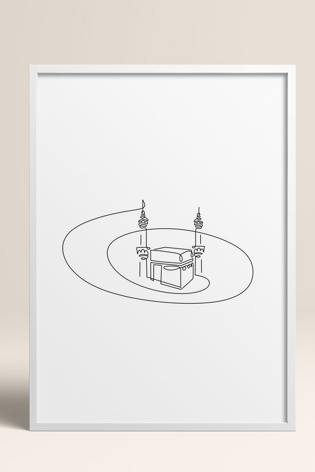 HOMEPACK Ahşap Çerçeveli Tablo Çerçeveli Poster Sanatsal Modern Duvar Dekoru TK-1205