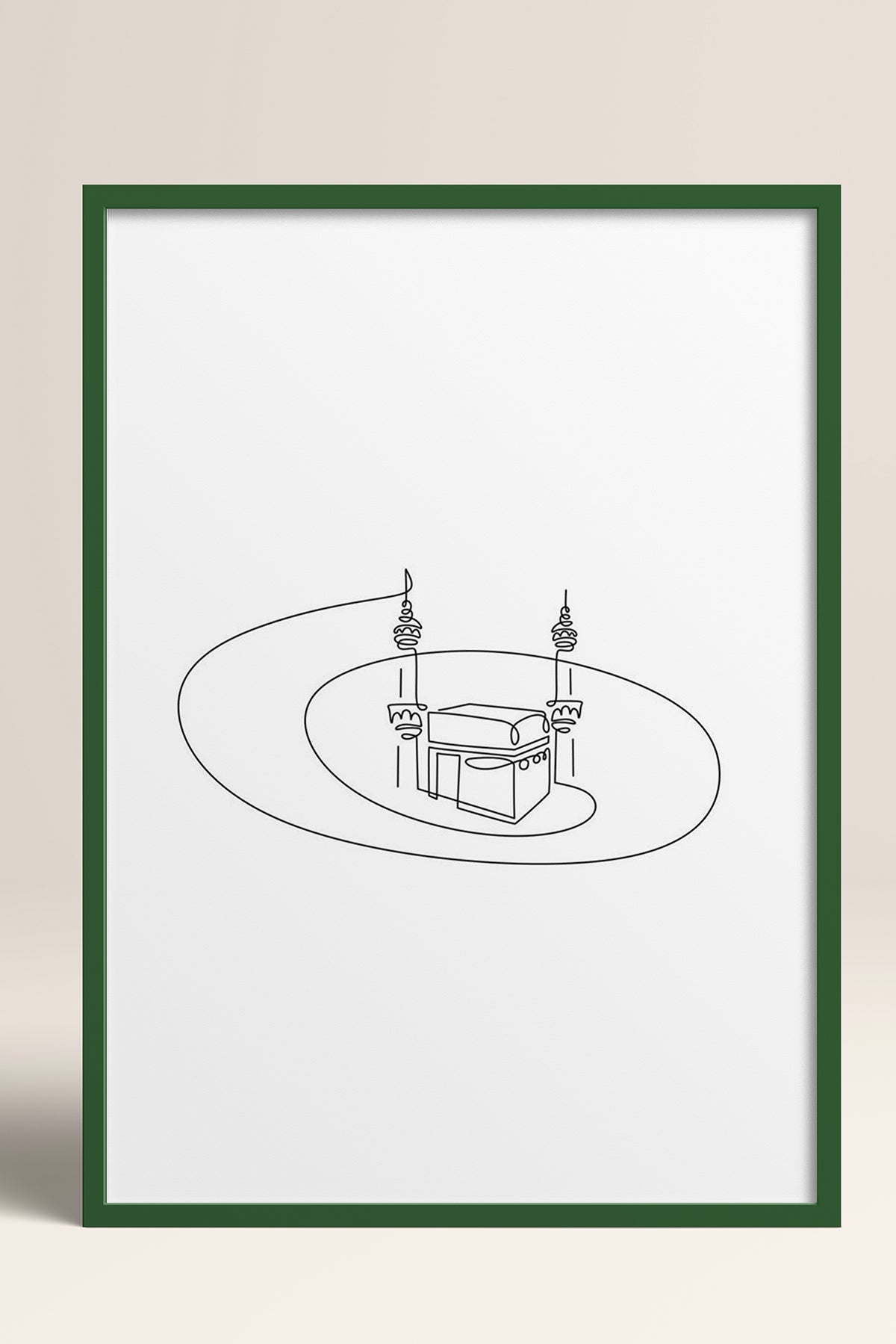 HOMEPACK Ahşap Çerçeveli Tablo Çerçeveli Poster Sanatsal Modern Duvar Dekoru TK-1205