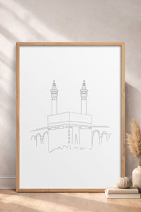 HOMEPACK Ahşap Çerçeveli Tablo Çerçeveli Poster Sanatsal Modern Duvar Dekoru TK-1207