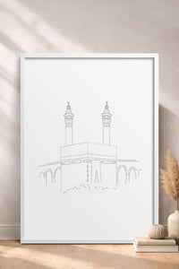 HOMEPACK Ahşap Çerçeveli Tablo Çerçeveli Poster Sanatsal Modern Duvar Dekoru TK-1207